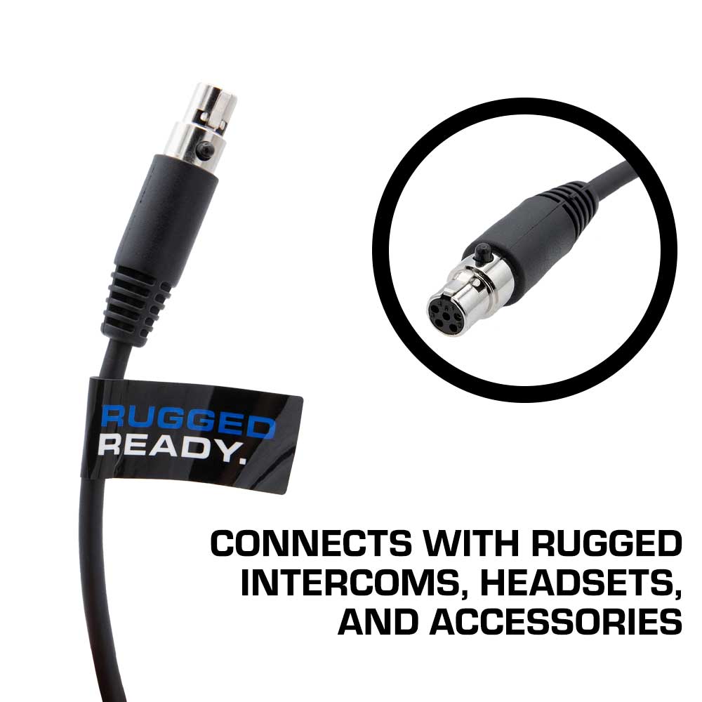 25w Waterproof Rugged GMRS Mobile Radio Bundle with UHF NGP antenna