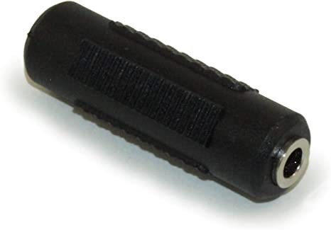 3.5mm Mini-Stereo/Mono TRS (or TS) Female to Female Coupler Adapter