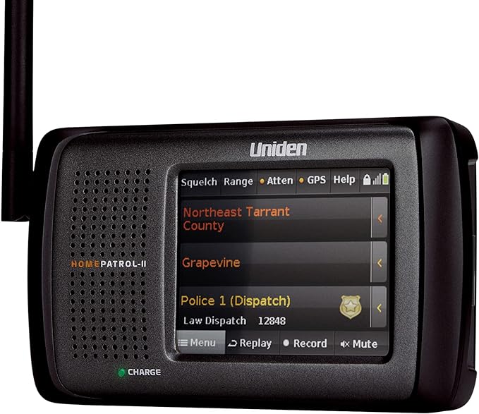 Uniden HomePatrol-2 Color Touchscreen Scanner with TrunkTracker V/S/A/M/E, APCO P25, Emergency Alerts - Covers USA and Canada