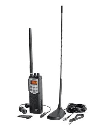 Uniden Pro Series 40-Channel Handheld CB Radio with Magnet-Mount Antenna, Black, PRO501TK