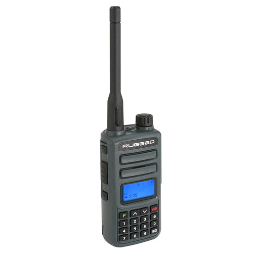 Rugged GMR2+ GMRS/FRS Handheld Radio Grey or Safety Orange