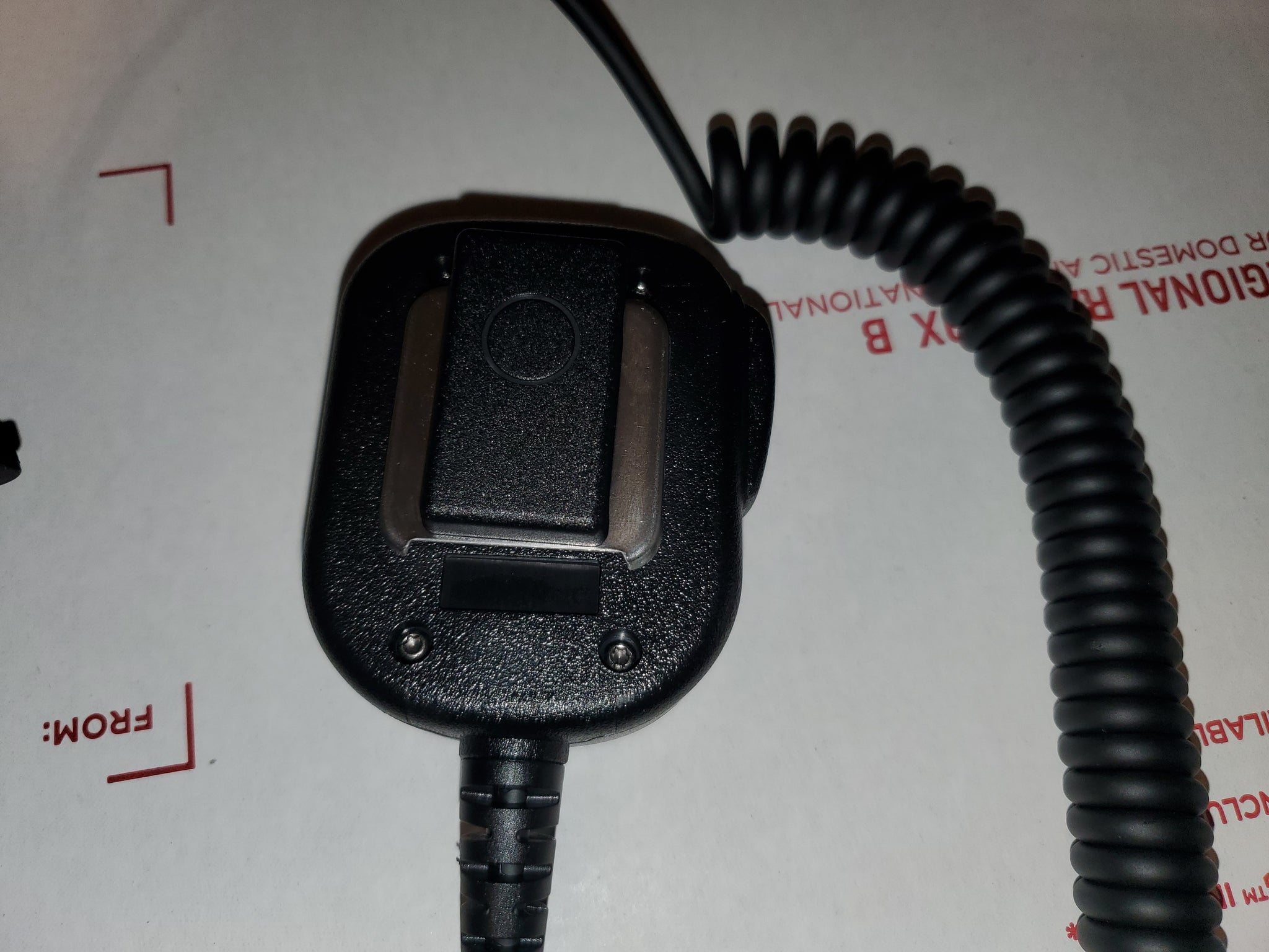 Heavy duty shoulder mic. Kenwood pinout SxS Radios