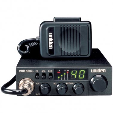 UNIDEN PROFESSIONAL SERIES 40-CHANNEL COMPACT CB RADIO, PRO520XL