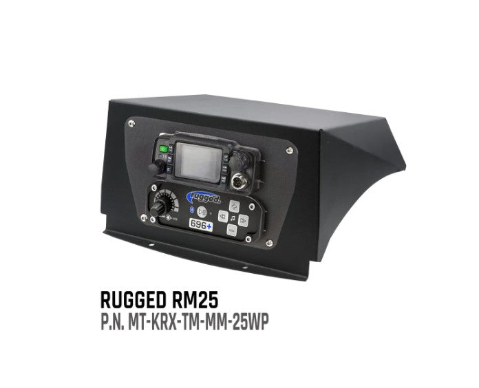 Rugged Kawasaki KRX Multi-Mount Kit - Top Mount - for Rugged UTV Intercoms and Radios