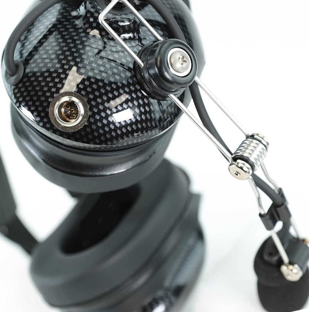 Rugged Radios H41CF Carbon Fiber Behind The Head Two Way Radio Headse