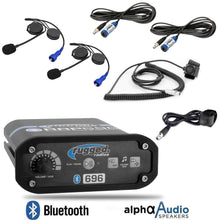 Rugged 2 Person - RRP696 Gen1 Intercom System with Alpha Audio Helmet Kits - Overstock Special