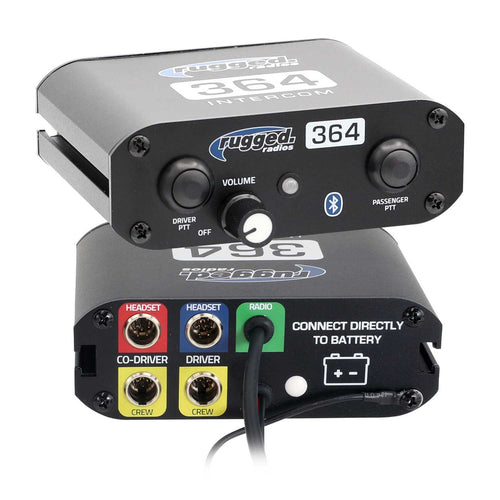 Super Sport Bluetooth Intercom Bundle with BTH headsets and 25w Gmrs radio