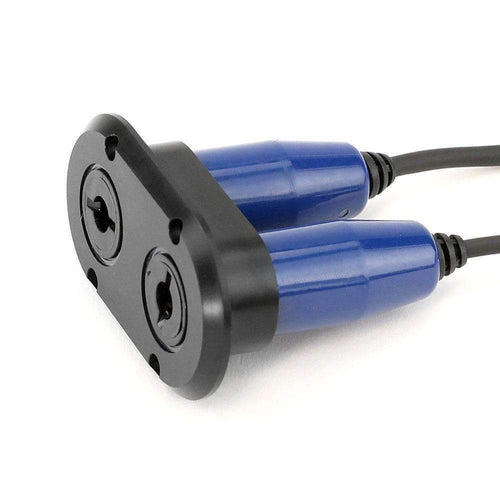 Rugged Dual Headset / Helmet Nexus Jack Flush Mount