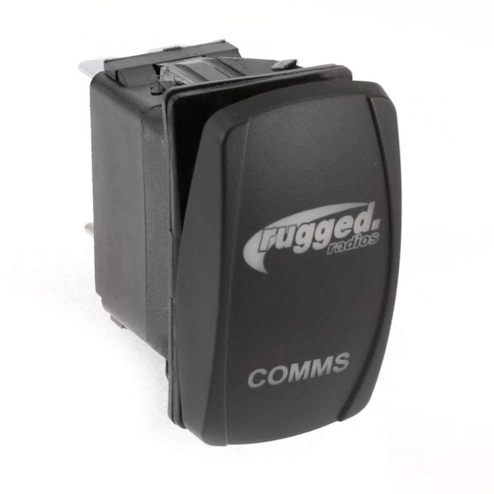 Rugged Waterproof Rocker Switch for Rugged Communication Systems